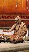 Shri Devi Pujana by HH Swamiji; Picture Courtesy Shri Jaikishan Kandlur